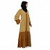Front Open Loose sleeves Dual color Abaya 